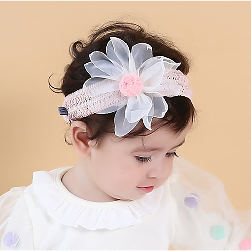 

Girls' For Birthday Party Festival Lace Fabric Blushing Pink 1pc
