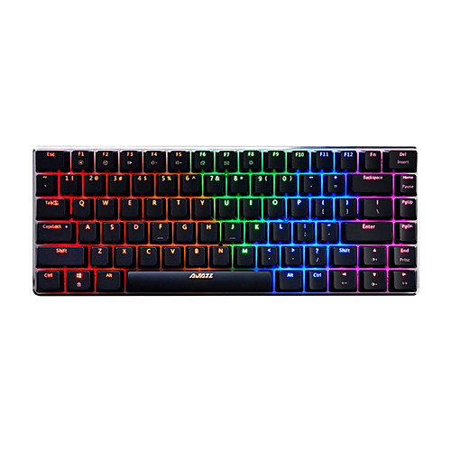 

AJAZZ AK33 USB Wired Mechanical Keyboard Novelty Mechanical Multicolor Backlit 82 pcs Keys