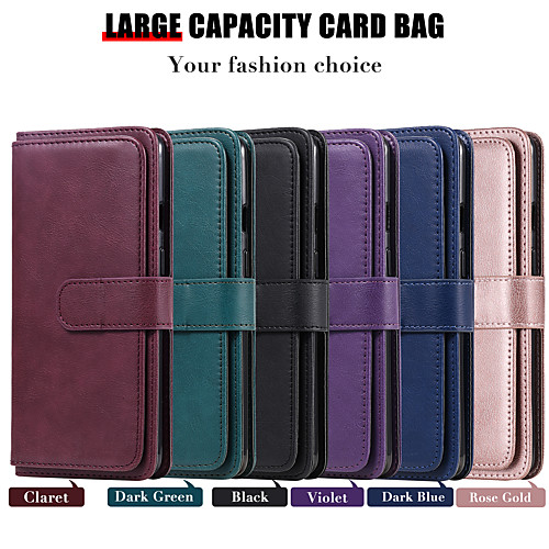 

Wallet Leather Case For OnePlus Nord OnePlus 8T OnePlus Nord N10 N100 Shockproof Wallet with Stand Multi-function Protective Case PU Leather Cover