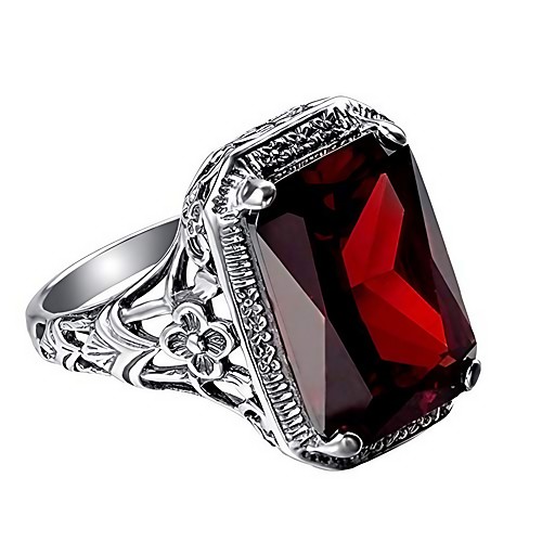 

shiysrl exquisite jewelry ring love rings vintage red rhinestone wedding engagement bridal finger ring jewelry gift wedding band best gifts for love with valentine's day - red us 10