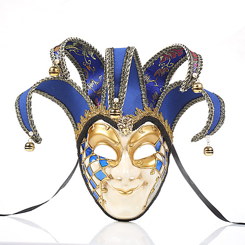 

Cosplay Mask Venetian Mask Adults' Men's Cosplay Party Masquerade Halloween Carnival Easter Festival / Holiday Plastics Black / Red / Blue Men's Easy Carnival Costumes Patchwork