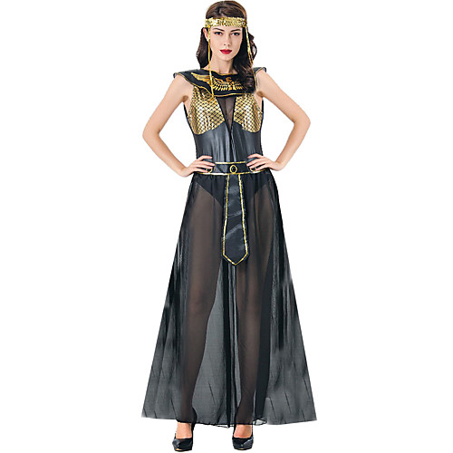 

Princess Athena Dress Masquerade Women's Movie Cosplay Vacation Halloween Black Leotard / Onesie Dress Shawl Christmas Halloween New Year Polyester / Headwear