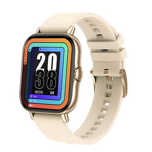

DT94 Unisex Smartwatch Bluetooth Heart Rate Monitor Blood Pressure Measurement Calories Burned Health Care Female Physiological Cycle Stopwatch Pedometer Call Reminder Sleep Tracker Sedentary Reminder