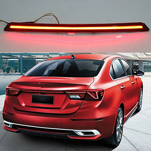 

OTOLAMPARA Rear Bumper Trunk Tail Light For KIA K3 Cerato 2019 2020 LED Taillight Reflector Brake Lamp Warning Signal Driving Fog Lamp 1pcs