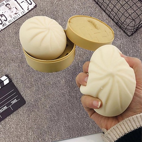 

Squeezing Toy Simulation Big Bun Squeezing Toy Relieve Stress Slow Bounce Decompression Toy Cute squeeze and relieve stress