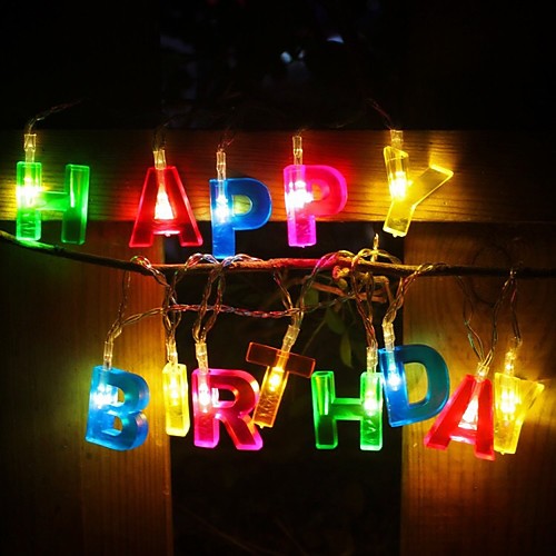 

1.2m String Lights 13 LEDs Multi Color Christmas New Year's Cute Party Adorable 4 V