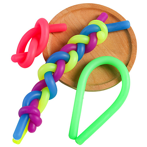 

3Pcs TPR Elastic Noodles Stress Reliever Toy Noodles Antistress Adult Toys Children Squeeze Sensory Toys Gift