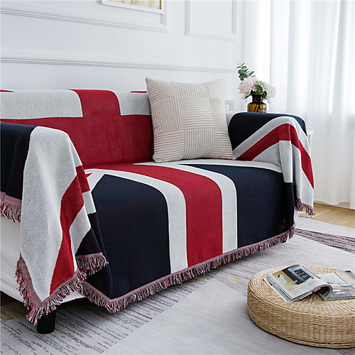 

Sofa Cover Sofa Blanket Geometric Printed Cotton Slipcovers