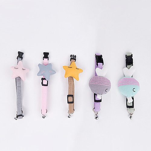 

Dog Cat Collar Tie / Bow Tie Breathable Adjustable Flexible Durable Outdoor Walking Fish Stars Nylon Small Dog Stars-Coffee Star-grey Stars-pink Stars-Sky Blue Small fish-green