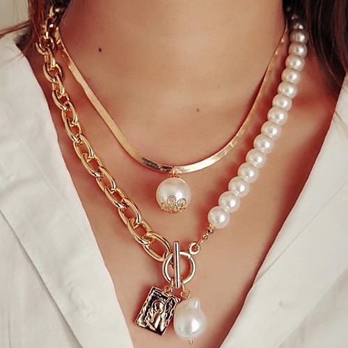 

Women's Necklace Classic Love Simple Fashion Alloy 45 cm Necklace Jewelry 1pc For Wedding Festival