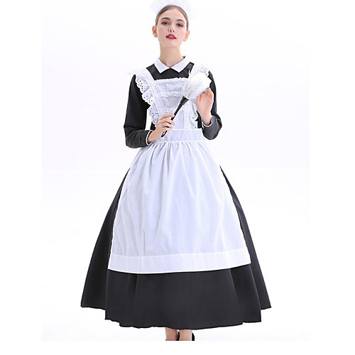 

Dance Costumes Dress Pleats Pattern / Print Women's Party Performance Long Sleeve Cotton