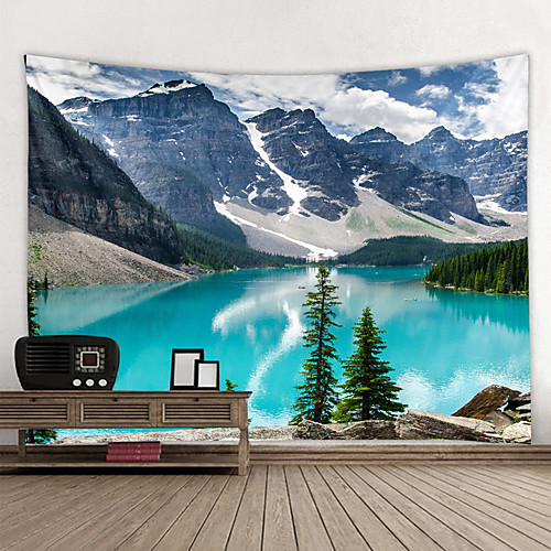 

Wall Tapestry Art Decor Blanket Curtain Hanging Home Bedroom Living Room Decoration and Modern and Landscape and Mountain