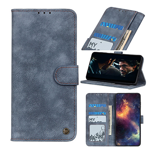 

Phone Case For Samsung Galaxy Full Body Case Leather Flip S21 S21 Plus S21 Ultra S20 S20 Plus S20 ultra S20 FE 5G Galaxy M31 Prime A51 S10 Shockproof Flip Magnetic Solid Color PU Leather TPU