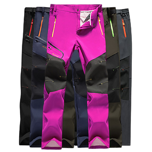 

Women's Hiking Pants Trousers Spring Autumn Fall Outdoor Quick Dry Multi Pockets Breathable Stretchy Zipper Pocket Pants Trousers Bottoms Patchwork Army Green Fuchsia Grey Black Camping Hiking Hunting