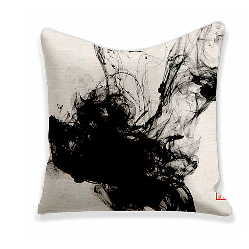 

Double Side 1 Pc Art Deco Cushion Cover Print 45x45cm Linen for Sofa Bedroom