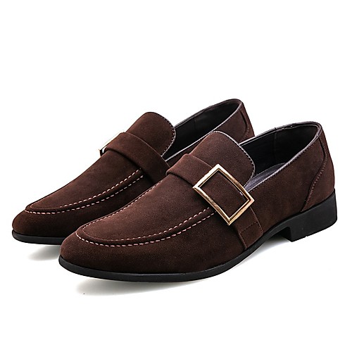 

Men's Loafers & Slip-Ons Penny Loafers Business Casual Vintage Daily Party & Evening Walking Shoes Cowhide Handmade Height-increasing Wear Proof Booties / Ankle Boots Black Brown Spring Summer