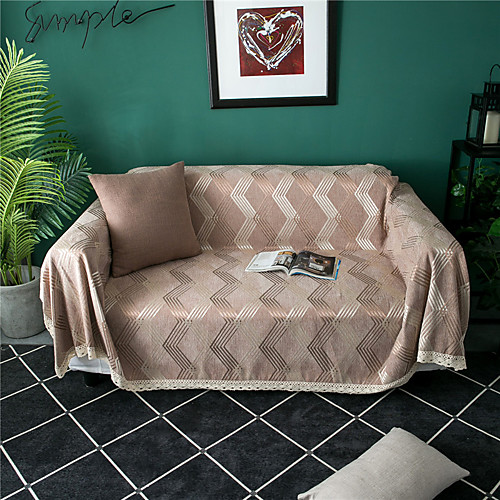 

Sofa Cover Sofa Blanket Geometric Printed Polyester / Cotton Slipcovers