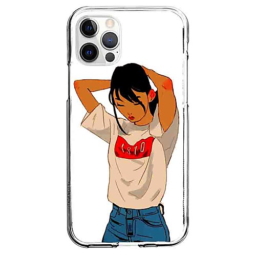 

Characters Phone Case For Apple iPhone 12 iPhone 11 iPhone 12 Pro Max Unique Design Protective Case Pattern Back Cover TPU