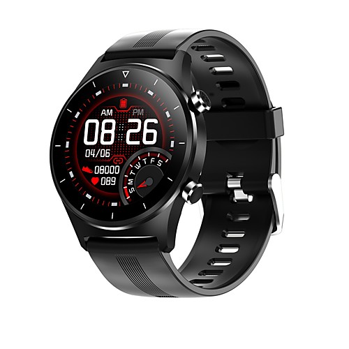 

Missyou E13 Smartwatch Fitness Running Watch Bluetooth 1.28 inch Screen IP68 Waterproof Heart Rate Monitor Sports Stopwatch Pedometer Activity Tracker 44mm Watch Case for Android iOS Samsung Xiaomi