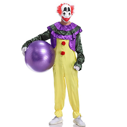 

Dance Costumes Leotard / Onesie Ruffles Pom-pom Men's Performance Theme Party POLY Polyster