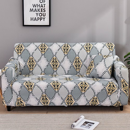 

Sofa Cover Romantic Yarn Dyed Polyester / Cotton Blend Slipcovers