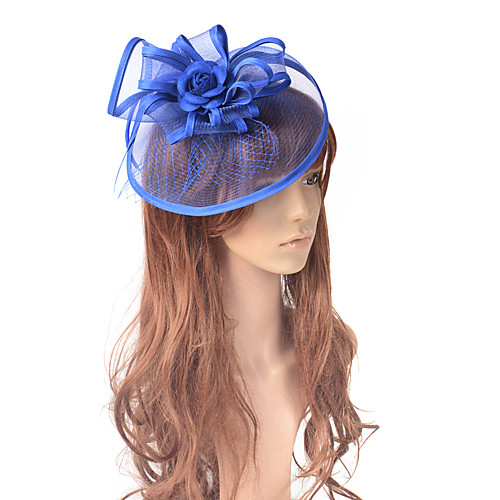 

Elegant Retro Tulle Fascinators with Floral 1 Piece Special Occasion / Party / Evening Headpiece