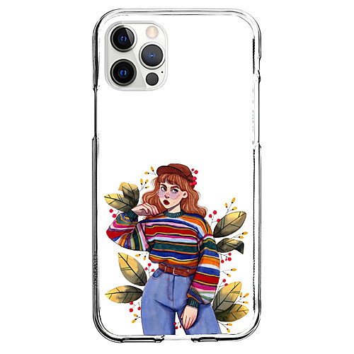 

Creative Characters Phone Case For Apple iPhone 12 iPhone 11 iPhone 12 Pro Max Unique Design Protective Case Pattern Back Cover TPU