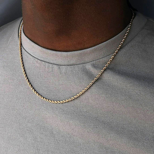 

Women's Men's Chains Necklace Fashion Alloy Gold 40-50 cm Necklace Jewelry 1pc For Party Evening
