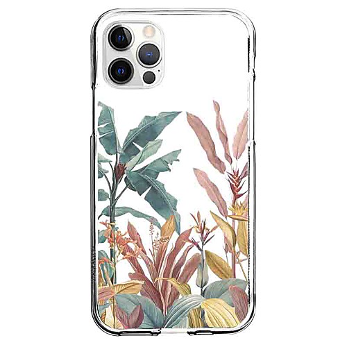 

Floral Botanical Phone Case For Apple iPhone 12 iPhone 11 iPhone 12 Pro Max Unique Design Protective Case Pattern Back Cover TPU