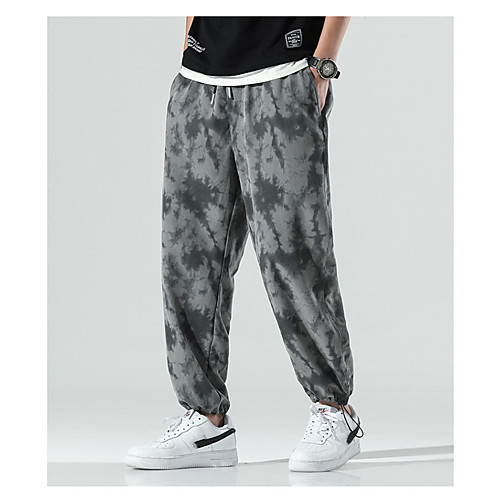 

Men's Casual / Sporty Chino Slim Harem Loose Chinos Sweatpants Pants Camouflage Dark Gray Brown Light Blue
