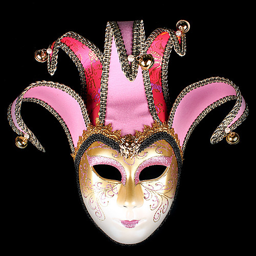 

Cosplay Mask Venetian Mask Adults' Women's Cosplay Party Masquerade Halloween Carnival Easter Festival / Holiday Plastics White / Black / Purple Women's Men's Easy Carnival Costumes Patchwork