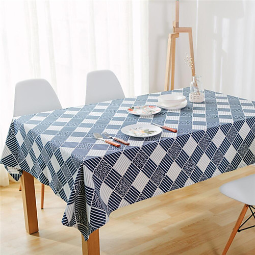 

Table Cloth Linens Dust-Proof Country Lattice Tabel cover Table decorations for Daily Wear rectangule 4060 cm Checkered fish scales without lace 1 pcs