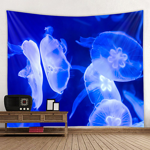 

Tapestry Wall Hanging Art Deco Blanket Curtain Hanging Bedroom Living Jellyfish