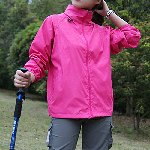 

Women's Jacket Sports Spring & Summer Regular Coat Regular Fit Sporty Streetwear Jacket Long Sleeve Solid Colored Blue Yellow / Holiday