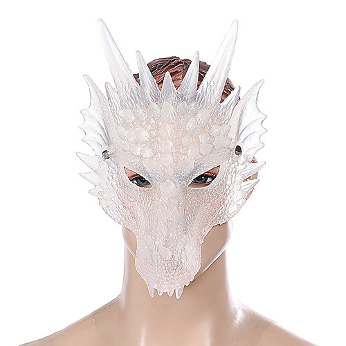 

Animal Mask Masquerade Mask Adults' Women's Cosplay Party Masquerade Halloween Carnival Easter Festival / Holiday Silica Gel White / Blue Women's Men's Easy Carnival Costumes Animal