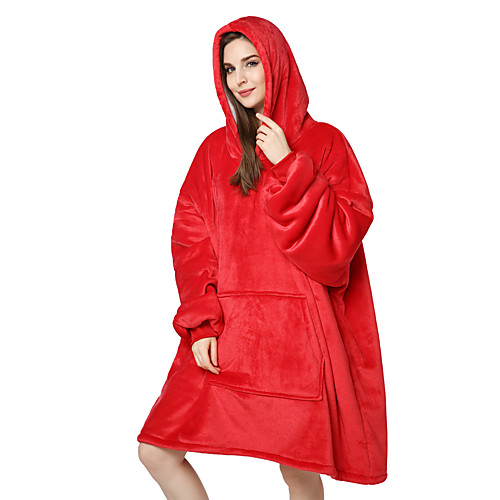 

Adults' Kigurumi Pajamas Anime Onesie Pajamas Flannel Fabric Red Cosplay For Men and Women Animal Sleepwear Cartoon Festival / Holiday Costumes