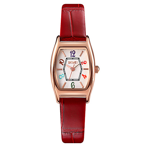 

SKMEI Women's Quartz Watches Analog Quartz Stylish Elegant Water Resistant / Waterproof Creative / Genuine Leather