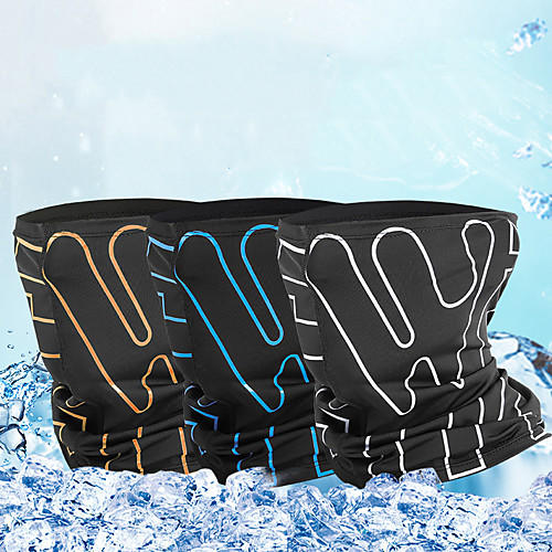 

Balaclava Sunscreen Breathable Quick Dry Dust Proof Bike / Cycling Black / Orange BlackWhite Black / Blue for Women's Men's Adults' Outdoor Exercise Cycling / Bike Lines / Waves 1 Piece / Stretchy