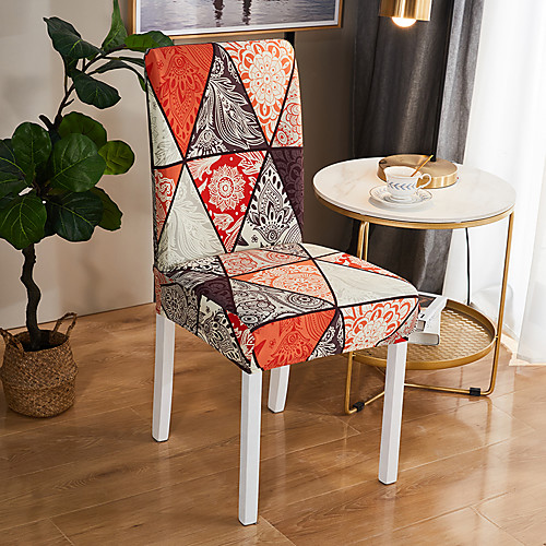 

Chair Cover Multi Color / Geometric / Classic Yarn Dyed Polyester Slipcovers