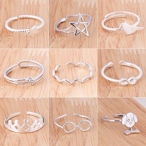 

ring bohemian knuckle ring fashion finger vintage silver stackable ring for women knuckle midi ring