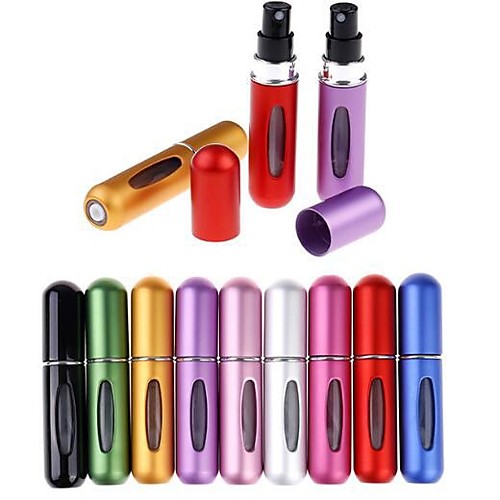 

Travel Mini Refillable Conveniet Empty Atomizer Perfume Bottles Scent Pump Spray Case Parfum Airless Pump Cosmetic Container
