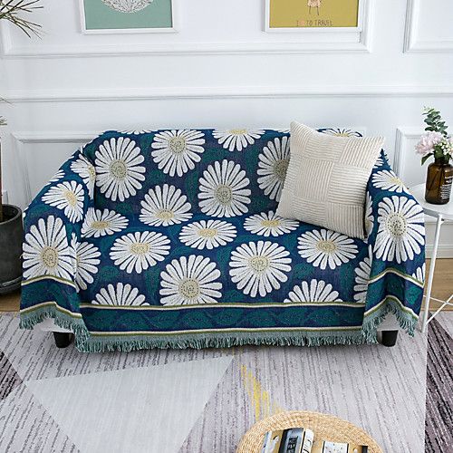 

Sofa Cover Sofa Blanket Floral Printed Cotton Slipcovers