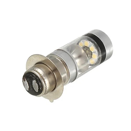 

OTOLAMPARA 1pcs LED Motorcycle Fog DRL Dual Light Bulb 20SMD High/Low Beam Lamp Bulb P15D P15D-25-1 H6M Cold White Lightness