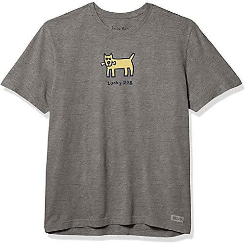 

Men's Unisex Tees T shirt Hot Stamping Dog Graphic Prints Animal Plus Size Print Short Sleeve Casual Tops 100% Cotton Basic Designer Big and Tall Gray
