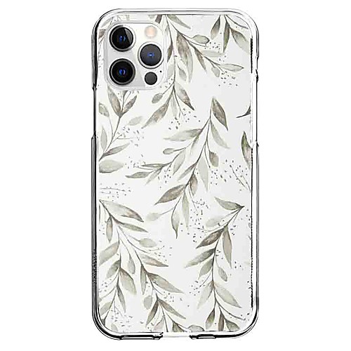 

Plants Floral Botanical Phone Case For Apple iPhone 12 iPhone 11 iPhone 12 Pro Max Unique Design Protective Case Pattern Back Cover TPU
