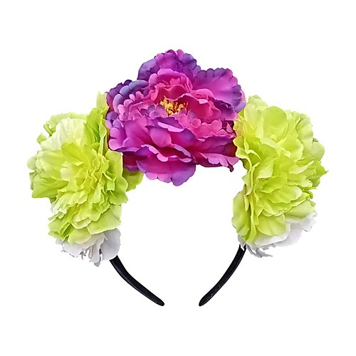 

Elegant Retro Fabric Headpiece with Floral 1 Piece Special Occasion / Party / Evening Headpiece