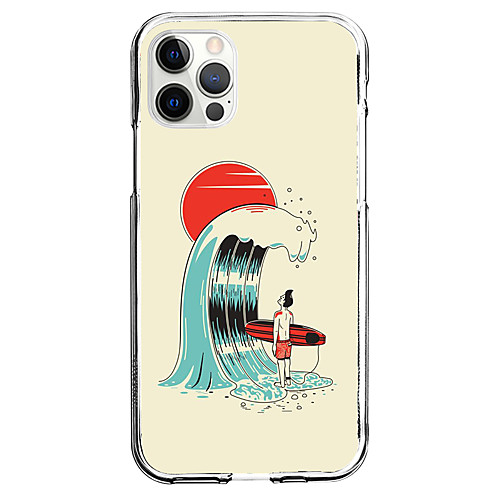 

Scenery Phone Case For Apple iPhone 12 iPhone 11 iPhone 12 Pro Max Unique Design Protective Case Pattern Back Cover TPU