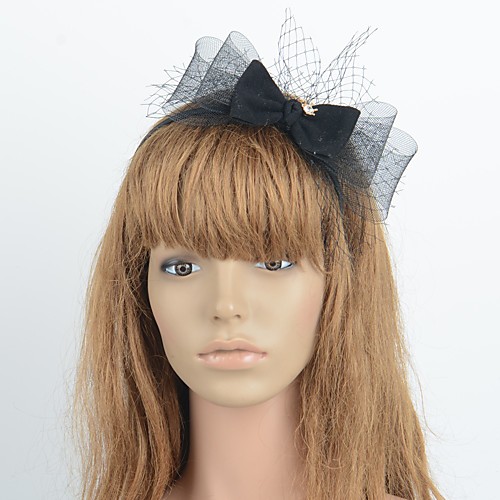 

Sweet Style Retro Tulle / Net Headpiece with Bowknot 1 Piece Special Occasion / Party / Evening Headpiece