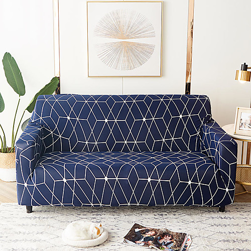 

Sofa Cover Couch Cover Dustproof Print Soft Stretch Sofa Slipcover Super Strechable Cover Fit for Armchair/Loveseat/Three Seater/Four Seater/L shaped sofa One Free Pillow Case