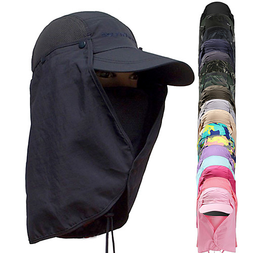 

Men's Women's TCAHCC Sun Hat Fishing Hat Hiking Hat Outdoor Cap Sunscreen UV Resistant Breathable Quick Dry Solid Color Light Yellow Dark Gray Watermelon Red for Camping / Hiking Hunting Fishing